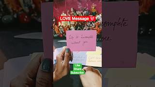 Love Message from Your Partner #tarot #tarothindi  #lovestatus