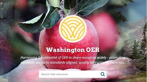 WA OER Commons Introduction | Open Educational Resources