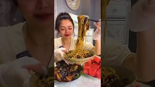 Funny Husband and Wife With Brother Yummy Food Eating Challenge 🍲🍲🤣🤣