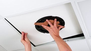How to install AXIS C12 Series Network Ceiling Speaker