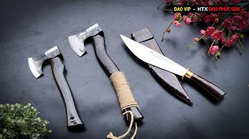 Bộ dao mèo đi rừng  - chuẩn HTX DAO PHÚC SEN