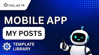 Mobile App - My Posts - Template Library (En)