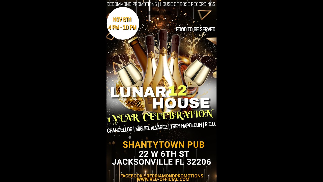 House Music Live Lunar House 12. DJ "R.E.D."(830pm10pm) YouTube