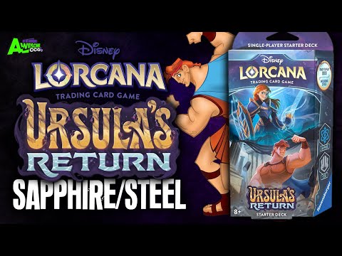 Lorcana Ursula's Return Sapphire/Steel Deck - Anna & Hercules