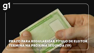 Prazo Para Regularizar Título De Eleitor Termina Na Próxima Segunda-Feira 19