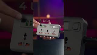 Porodo Multi-Port Power HUB 4 USB-A/USB-C Ultimate Home & Office Kit 2M - PD-FWCH013