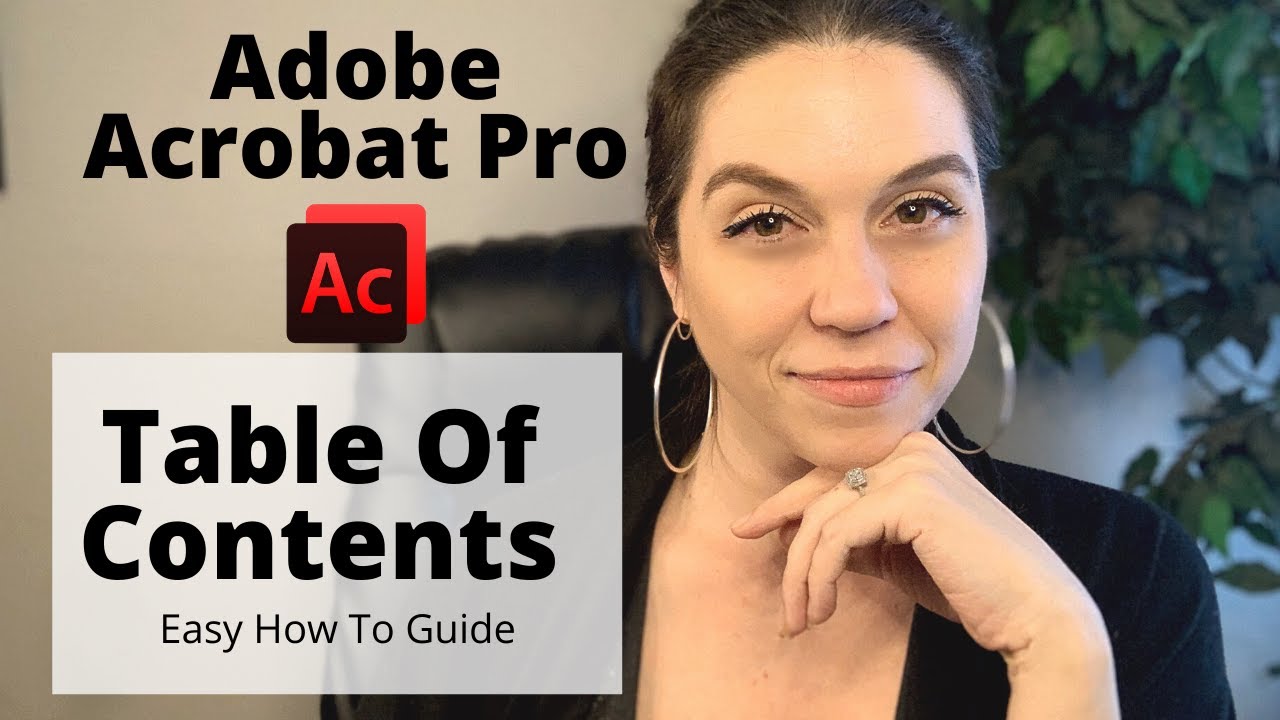 how to insert table of contents in adobe dc