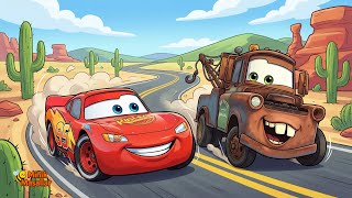 Şimşek Ve Dostum 🚗⚡ Eğlenceli Araba Şarkısı Çocuklar İçin
