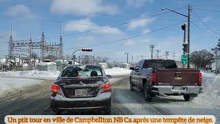 After snow, Campbellton NB Ca  city. #canadanews.