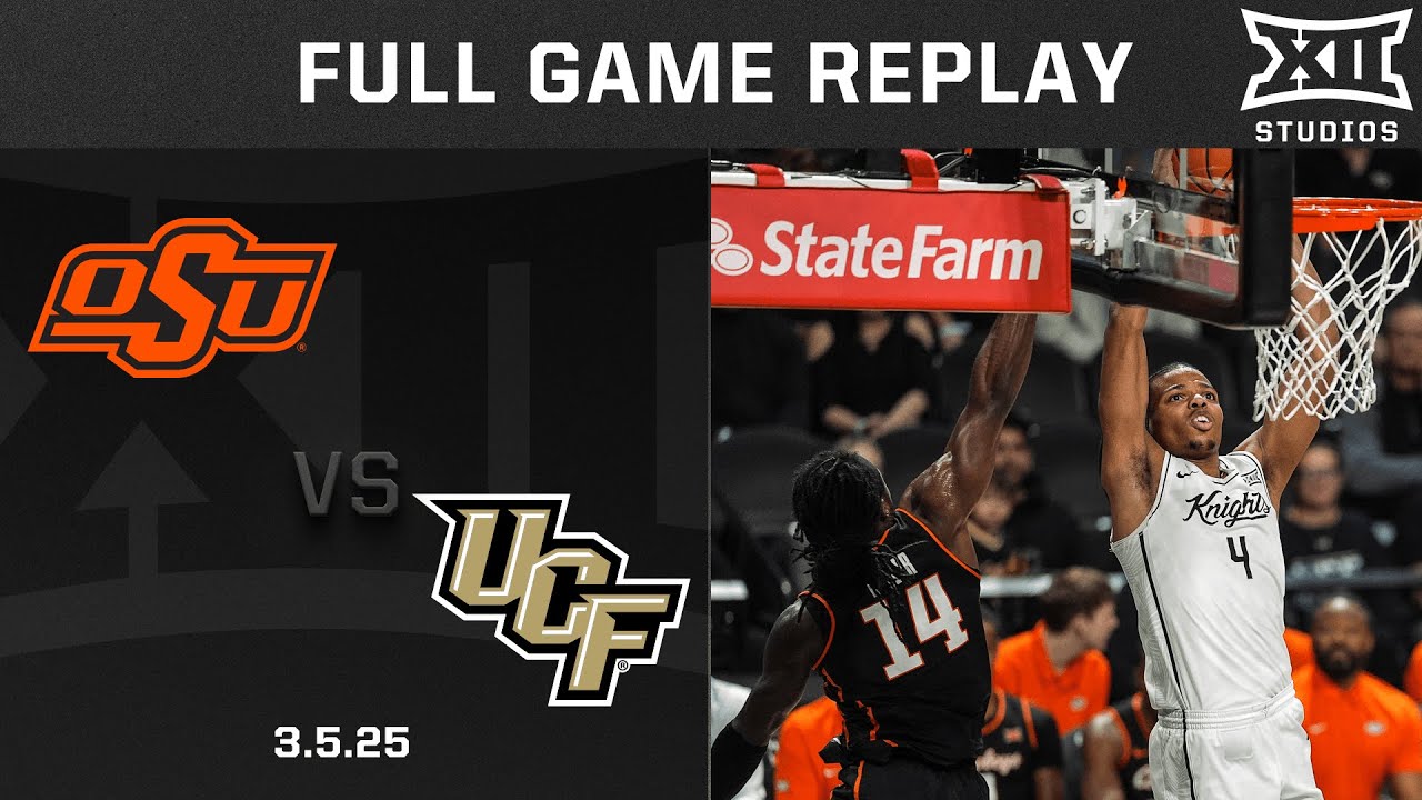 Oklahoma State vs. UCF (3.5.25) Full Game Replay | 2024-25 Big 12 Men's Basketball