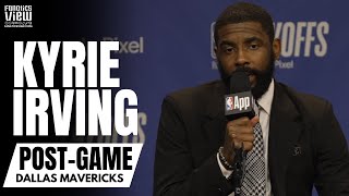 Kyrie Irving Reacts to Dallas Mavs Series Win vs. LA Clippers & Becoming a Dallas Mavs Fan Favorite