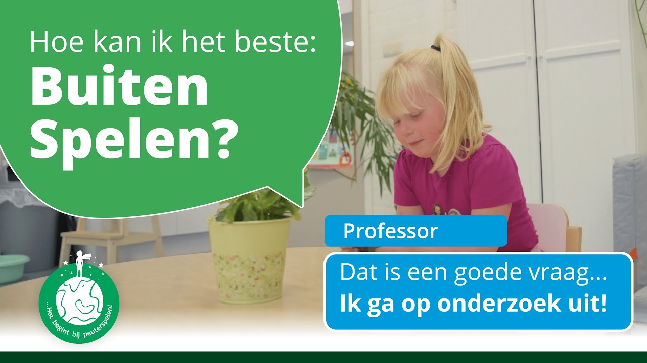 Buiten spelen en ontdekken | Professor Peuterspelen
