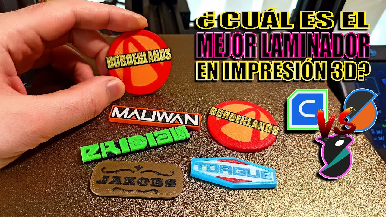 Cura, Prusa u Orca ¿Qué laminador utilizo en llaveros multicolor con impresión 3D?