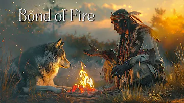 Bond of Fire - Flute Healing Sounds to Relax the Brain and Sleep - Native American Flute