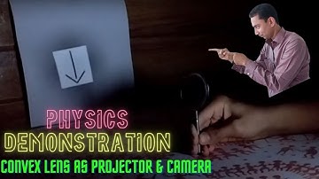 Convex lens as Projector and Camera | Physics Demo | Lenses & Refraction of light | STD 10-12