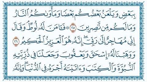 سورة العنكبوت  29 الحافظ علي حسن داود    رحمه الله