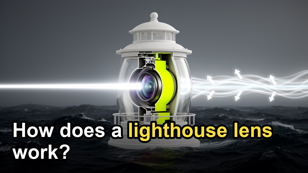 How does a lighthouse lens work? | Rotating Light Explained - YouTube