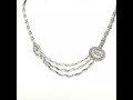 Platinum Diamond Necklace 72974