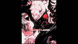 Sukuna's laugh is a Menace ☠️🔥#shorts #anime #shortsfeed #jujutsukaisen #gojo #sukuna #laugh #animee
