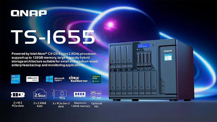 Boost Your Storage with TS-1655: Ideal for SMB Backup & Surveillance