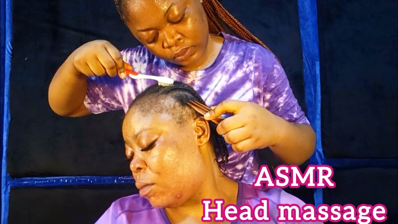 ASMR✨ Super soft Winter Indoor Head Scratching and Massaging sound, Spit painting for Deep sleep😴