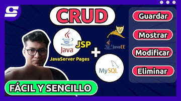¿CÓMO HACER UN CRUD(Guardar, Mostrar, Modificar y Eliminar) con Java JSP y MySQL? FÁCIL Y SENCILLO