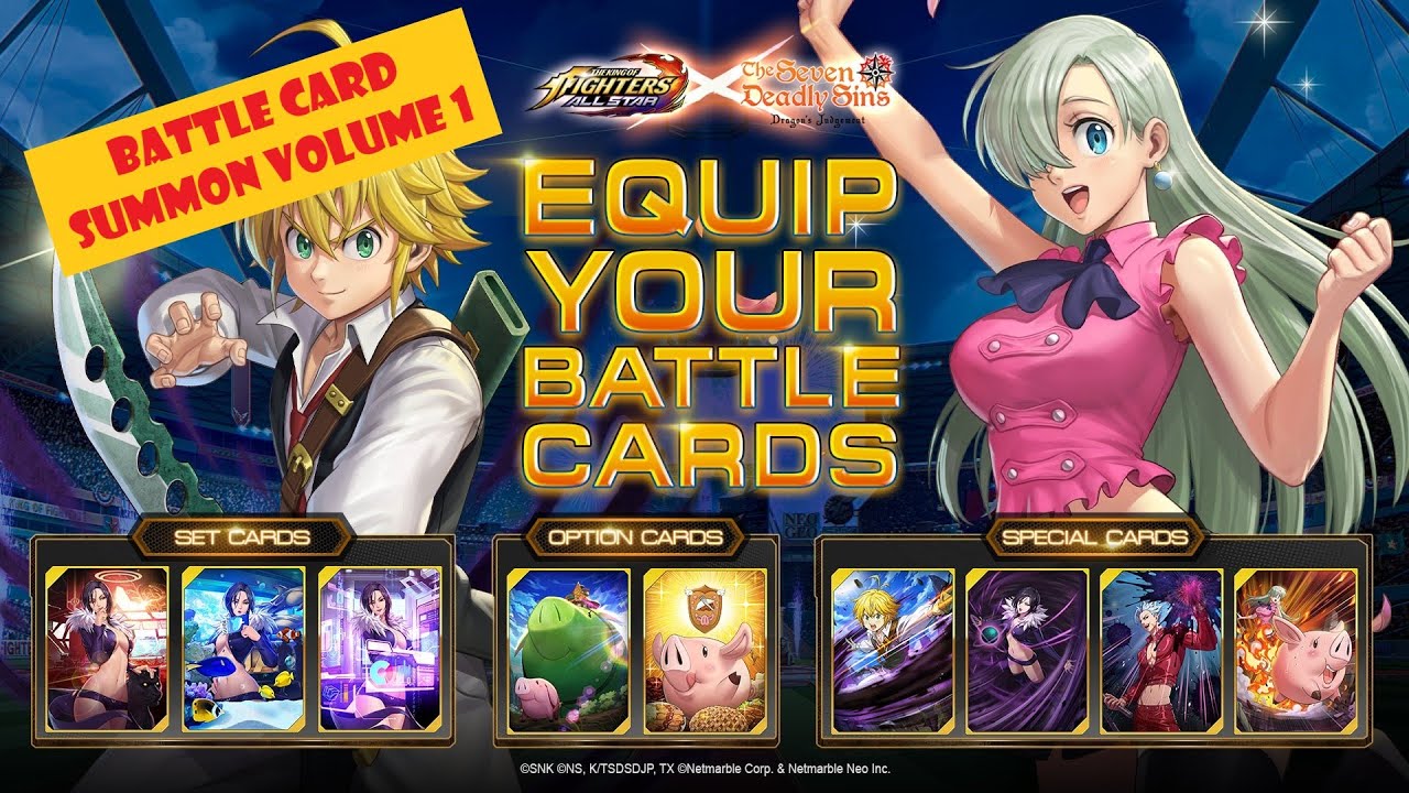 7ds Magic Card Seven Deadly Sins 7DS Collab Vol1 9k Rubies Battle Card Summon | The ...