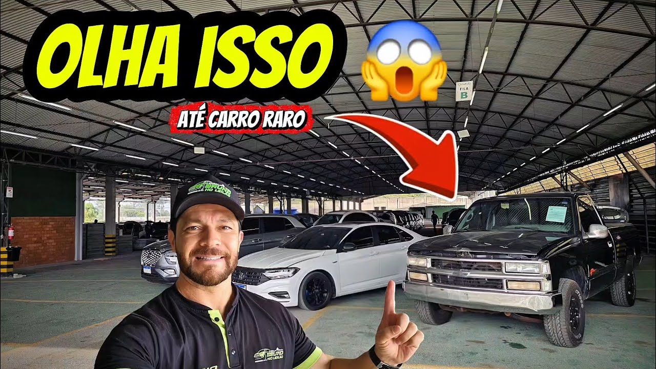 FUI NO PÁTIO ENCONTREI um CARRO RARO nesse leilão...E NÃO FOI SÓ ISSO