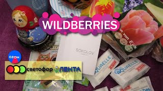 🟣Wildberries # 38✅ золото 585 SOKOLOV   🟣 ОБЗОР мои покупки🟢🔴👕 🛒 с ПРИМЕРКОЙ 🛒 распаковка