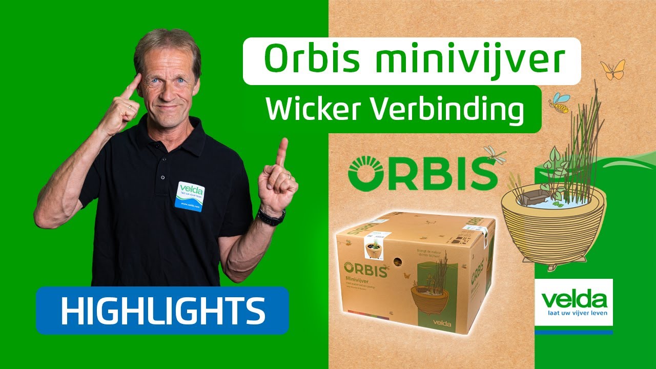 Orbis minivijver van Velda! Wicker Verbinding