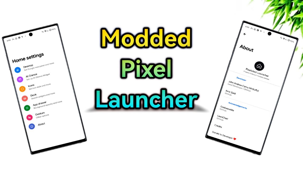 Update 기본 픽셀 런처를 Pixelated 런처로 교체 | 많은 기능 😯🔥