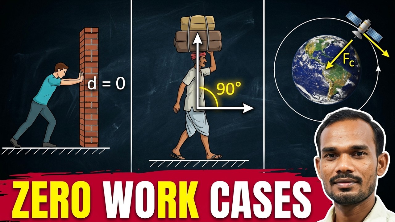 Positive, Negative & Zero Work 🔥 Class 9 Physics | Full Concept Made ...