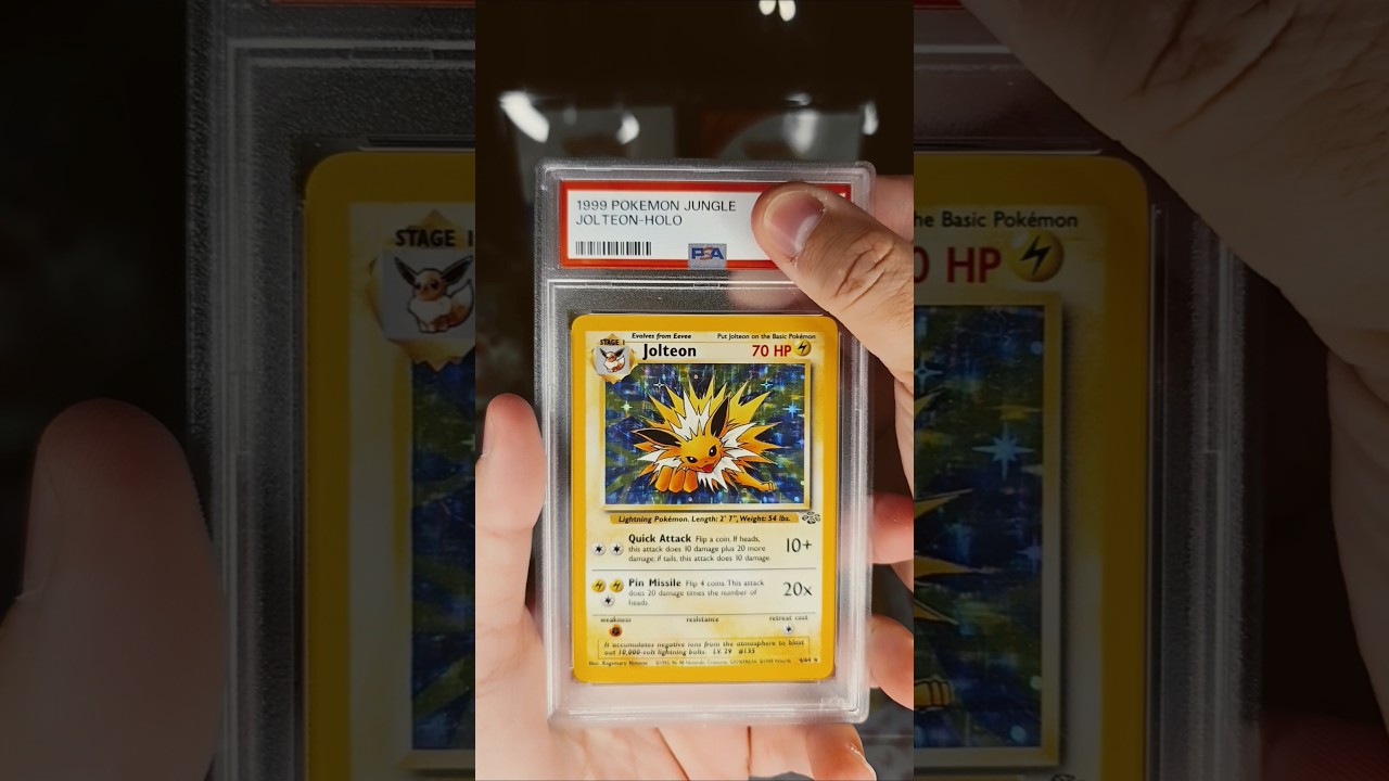 $55 Pokemon Card 😁 1999 Jolteon Jungle Holo 