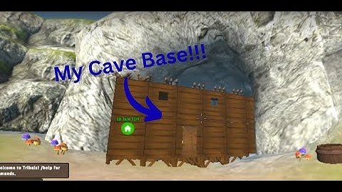 Batman Cave in Tribals io (Not Really)