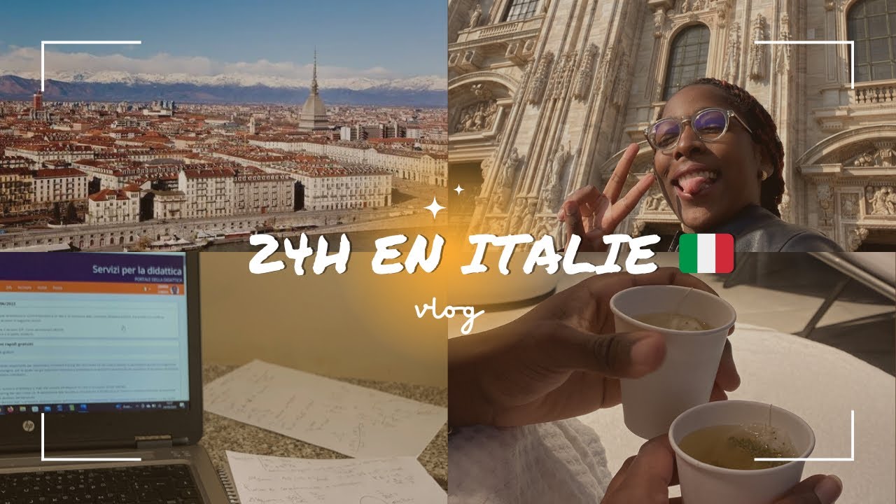 ITALIE , MA VIE ETUDIANTE : 24H D’ETUDES , DE JOIE ET D’EXPLORATION À TURIN 🌟📚