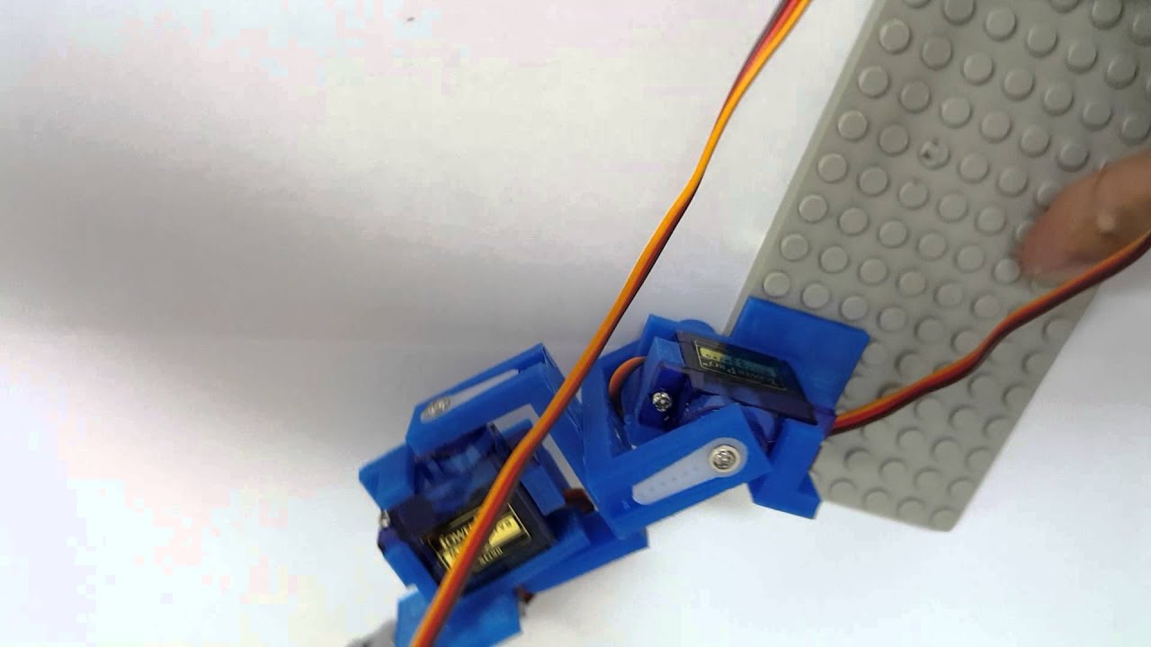 mini servo mount, flexible design for Lego robotic YouTube