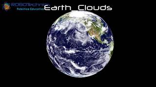 Earth Clouds  - Python Numerical simulation based on NASA topography
