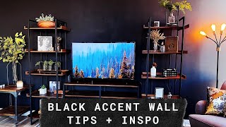 We’re Painting a BLACK Accent Wall! 🖤 (This Dark Decor Lover’s Dream)