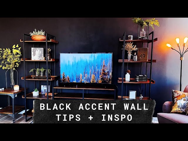 The Time to Try Painting Black Walls at Home is Now