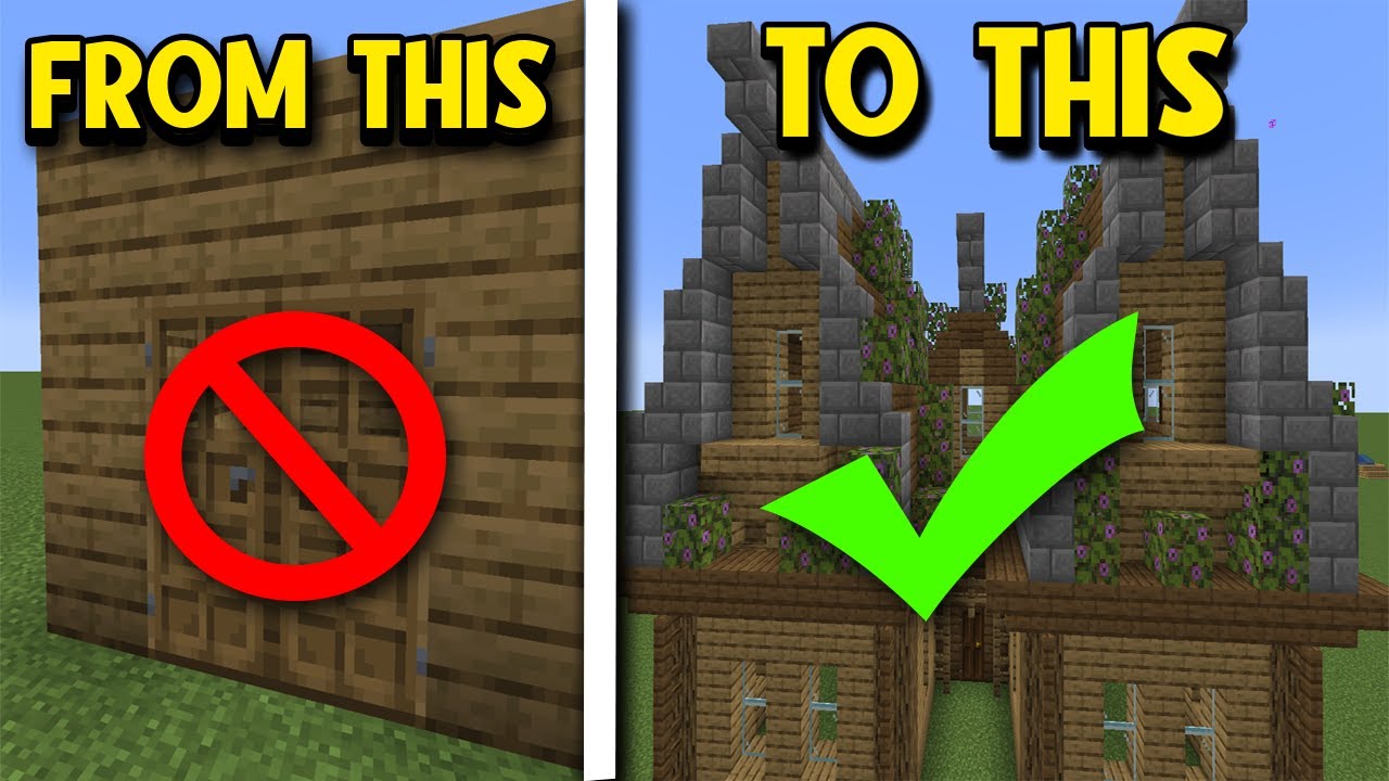 10 TIPS That will HELP you Build Better In Minecraft