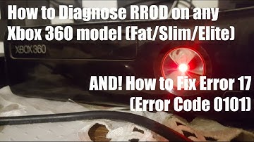 Xbox 360 Slim/E error 17 0101 RROD - Fix - I Fixed It!