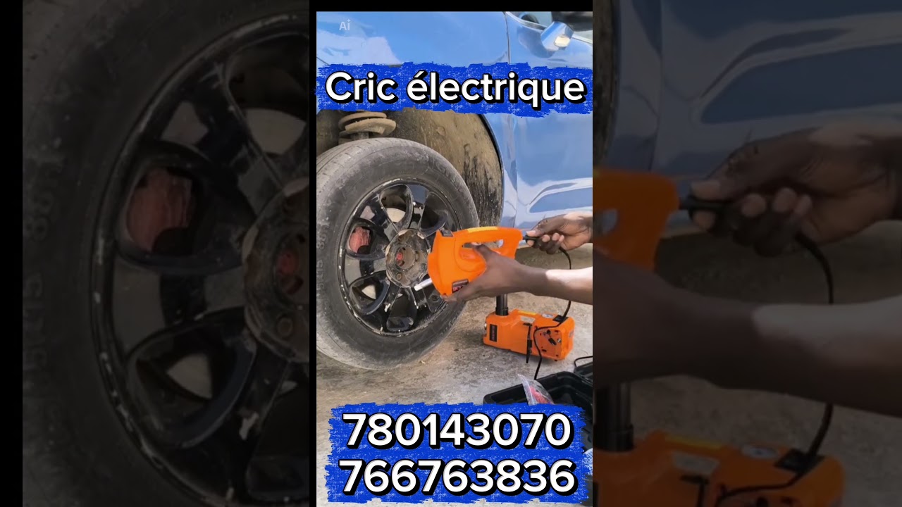 Cric Électrique 5 Tonnes+ Compresseur À Air+ Clé Électrique