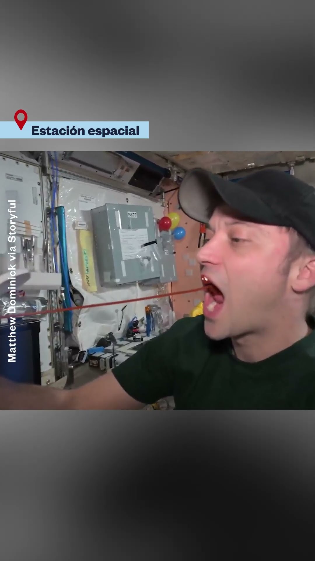 Así se come el kétchup en gravedad cero | Noticias Telemundo