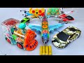 3D Light Airbus a380 and 3D Gear Transparent Trane | aeroplane RC1:24 Car | RC Helicopter Unboxng