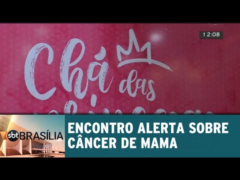 Encontro alerta sobre câncer de mama | SBT Brasília 19/10/2018