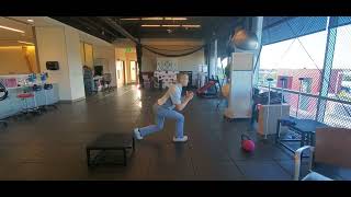 Split Stance Deceleration - Split Squat Deceleration Exercise - Plyometric Preparation