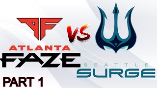 ATLANTA FAZE VS SEATTLE SURGE PART 1! PRO MW3 SCRIMS! ABEZY POV!