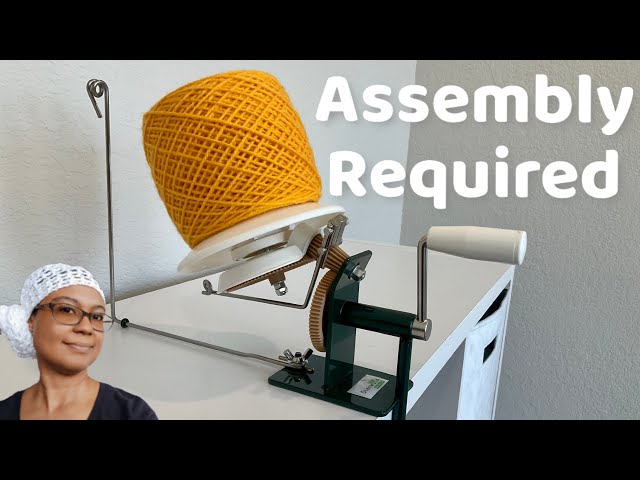 How to Use a Yarn Ball Winder to Make Yarn Cakes  Stanwood Needlecraft Yarn  Winder Tutorial 