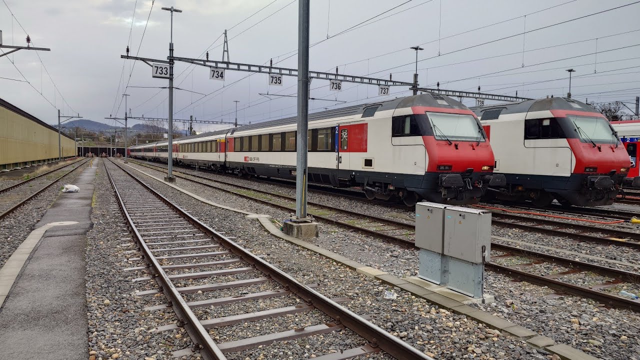 4K 120p [Cab-ride] Neuchâtel - Lausanne, en cabine d'une Re 460, manœuvre au départ et à l'arrivée