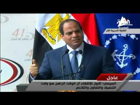 كلمة الرئيس السيسي بذكرى حرب اكتوبر